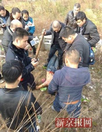 嫌犯被捕现场。知情人士供图