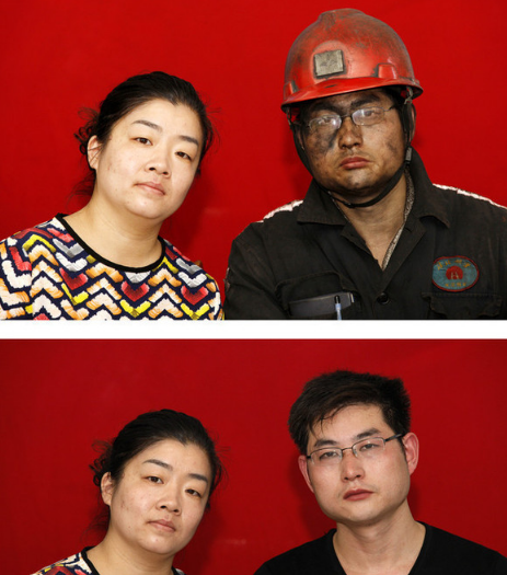 下井前后夫妻照：如果我是矿工你会爱我吗