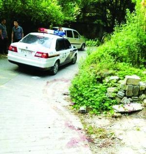 事发现场留有血迹(资料图)