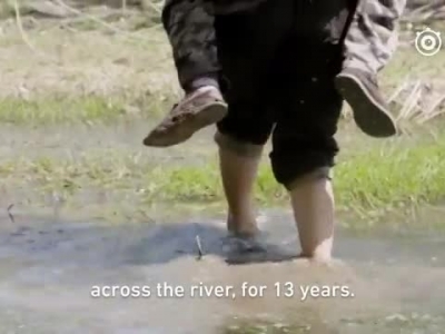 河北两位残疾老人种上万棵树