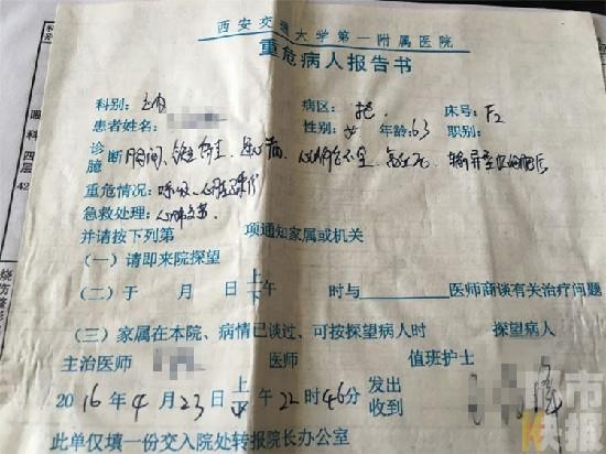 商洛一女子医院就诊，B型血竟被输错血。