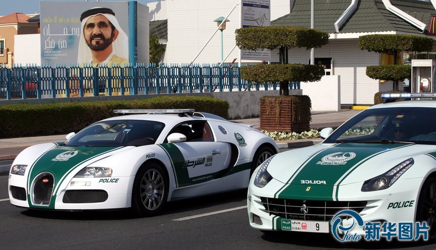 布加迪威龙变身迪拜警车