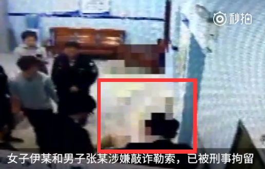 当被问起，为何要让小孩子碰瓷撞车时，女子伊某回复：孩子是男子张某跟前妻所生的……