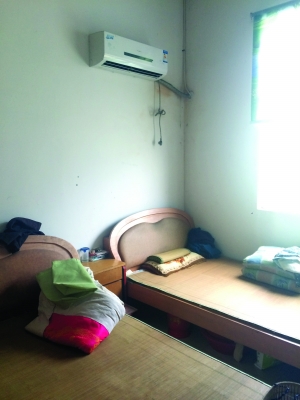 一些房间虽然有空调，但并没有通电