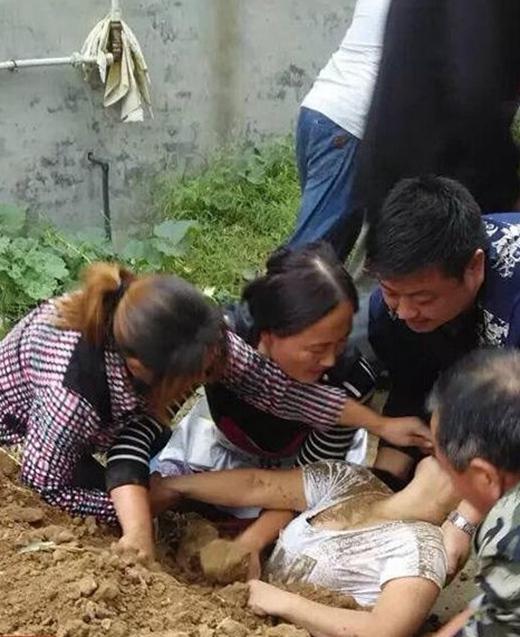 河南一村民被政府人员土埋 官方称系邻里纠纷